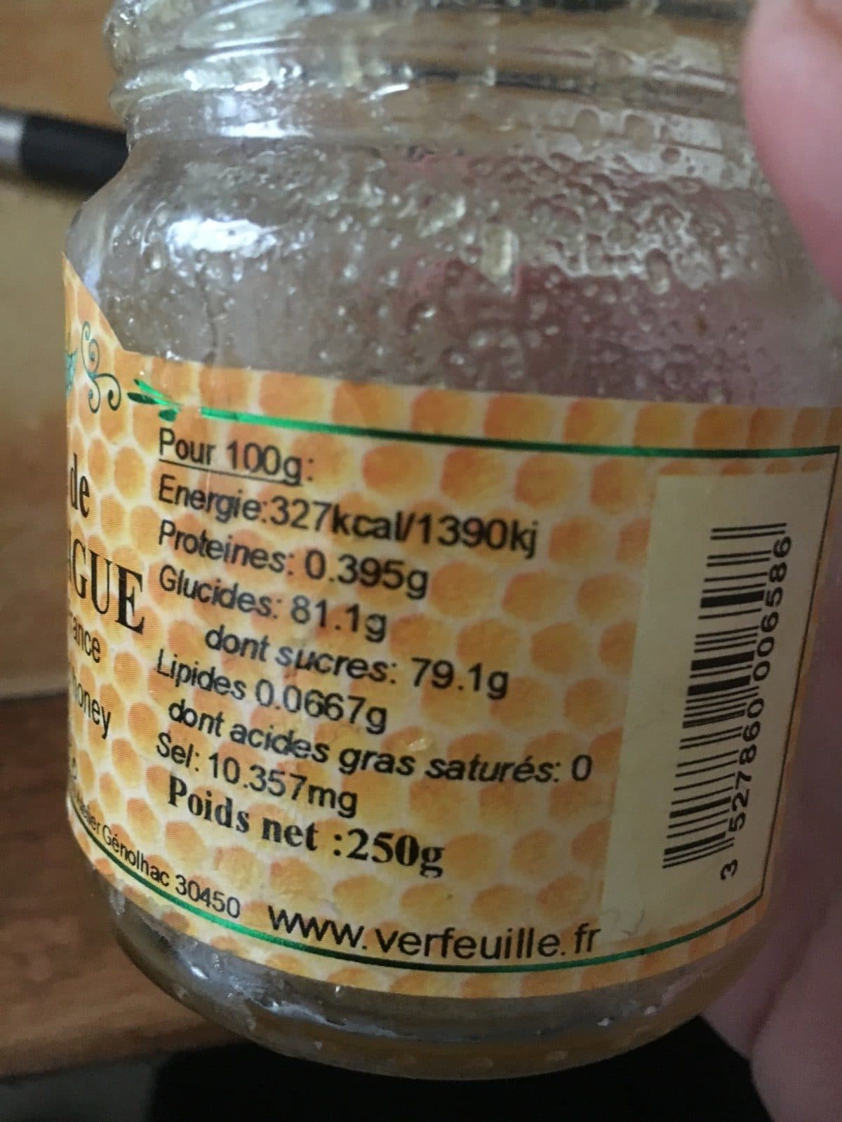 Vertfeuille Miel de Garrigue des Cevennes VERFEUILLE packshot