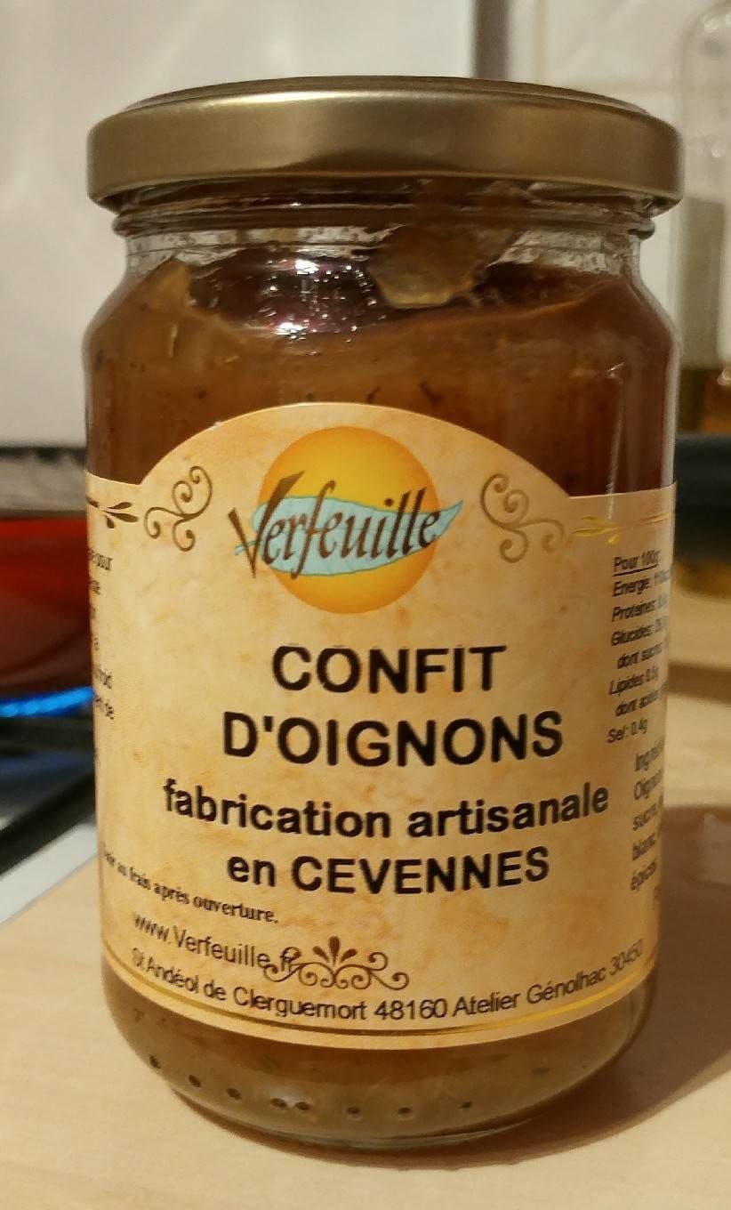Verfeuille Confit d oignons packshot