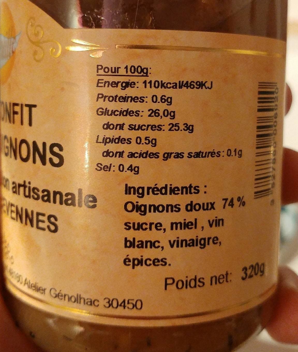 Verfeuille Confit d oignons packshot