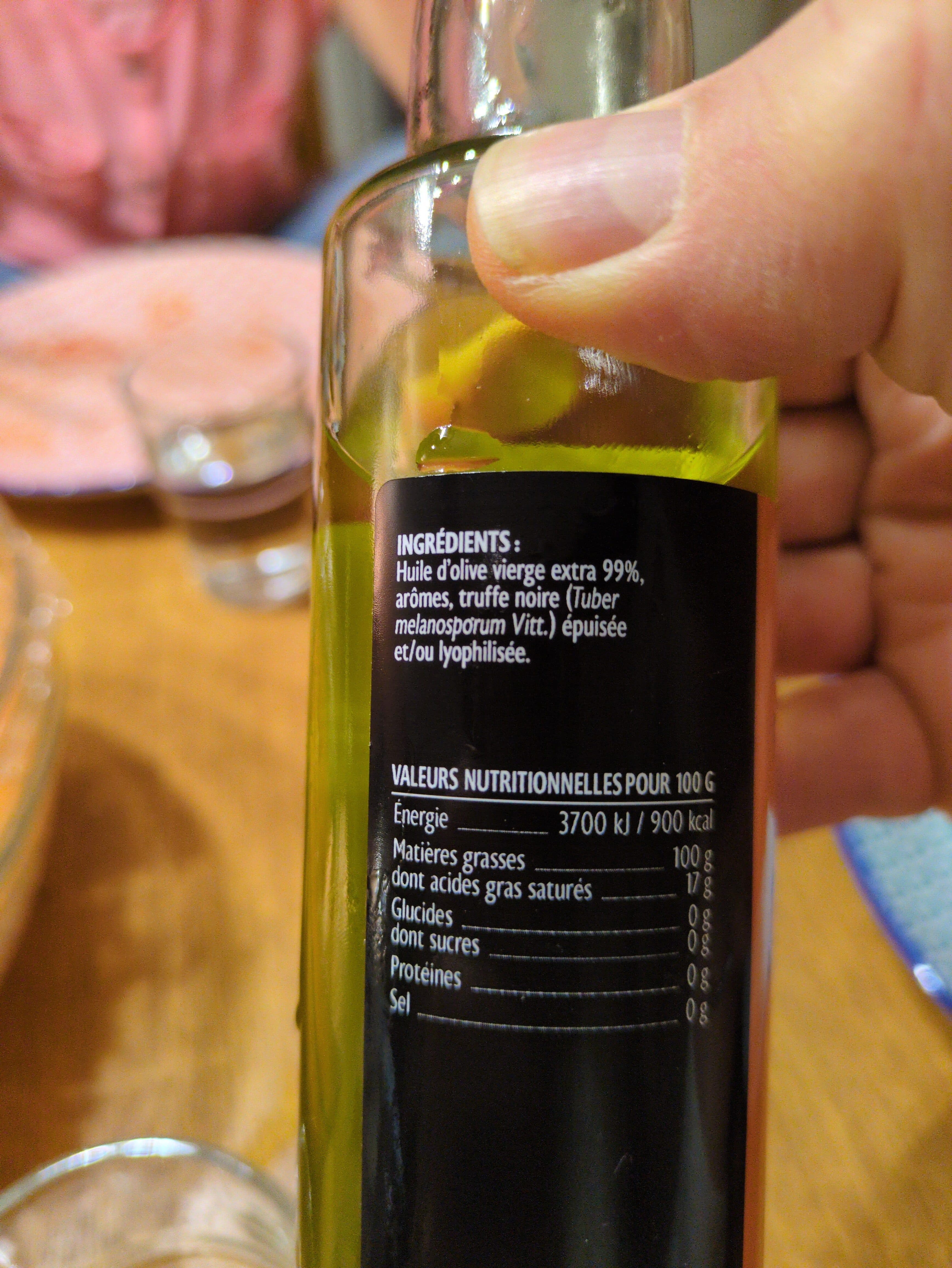 Open Food Facts Huile D'olive à La Truffe - Truffières De Rabasse packshot