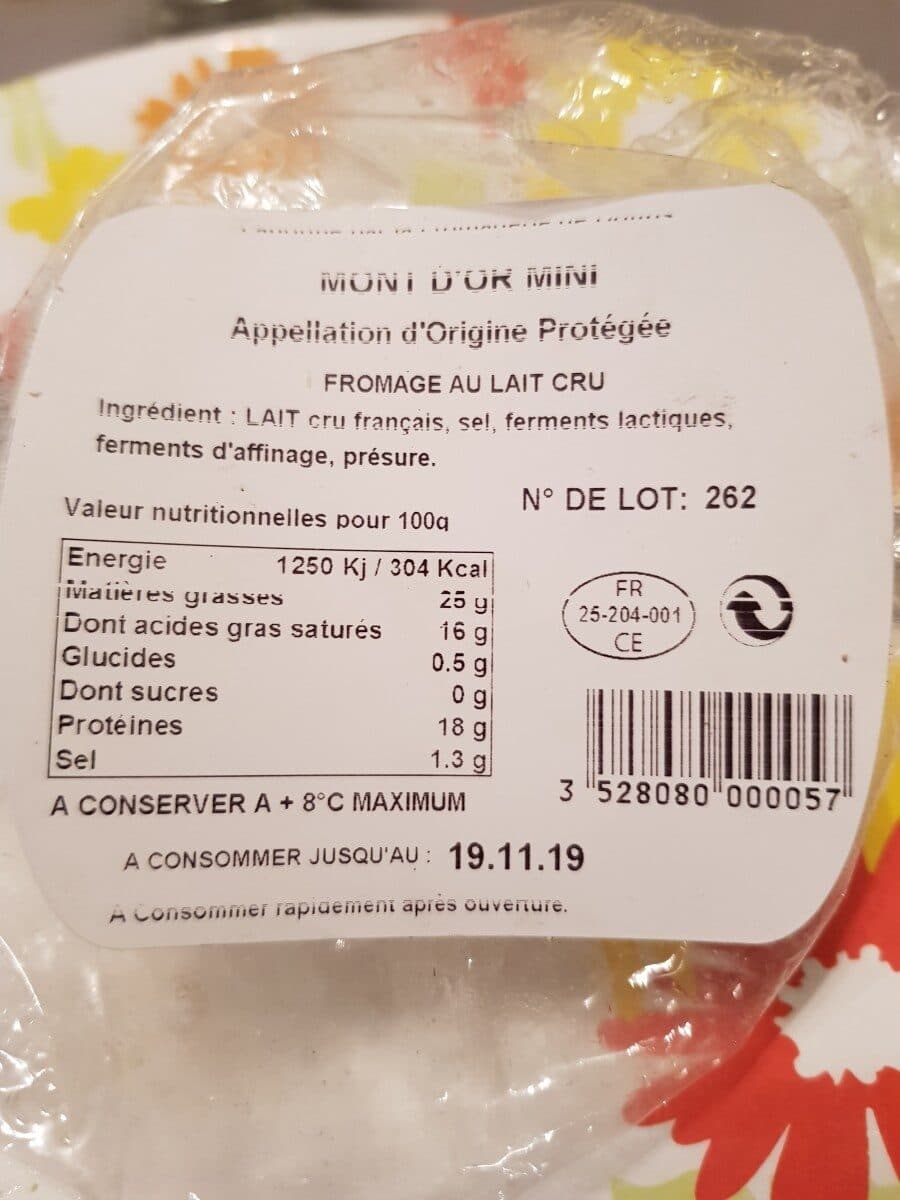 FROMAGERIE DU DOUBS Mont d'or mini packshot