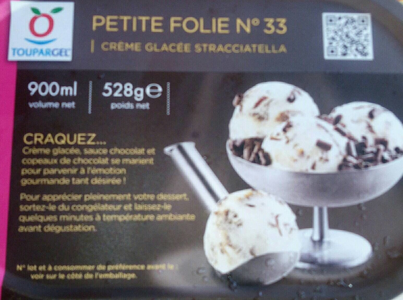 Toupargel Crème glacée Stracciatella packshot