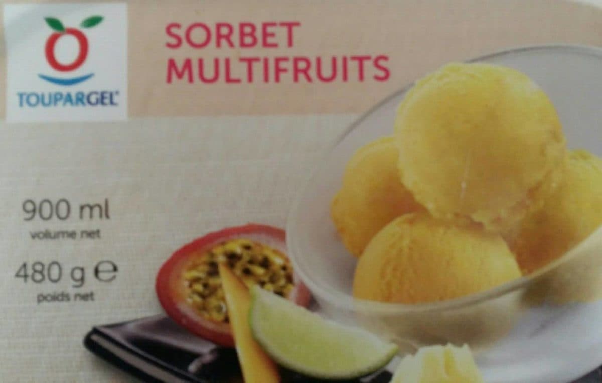 Toupargel Sorbet multifruits packshot