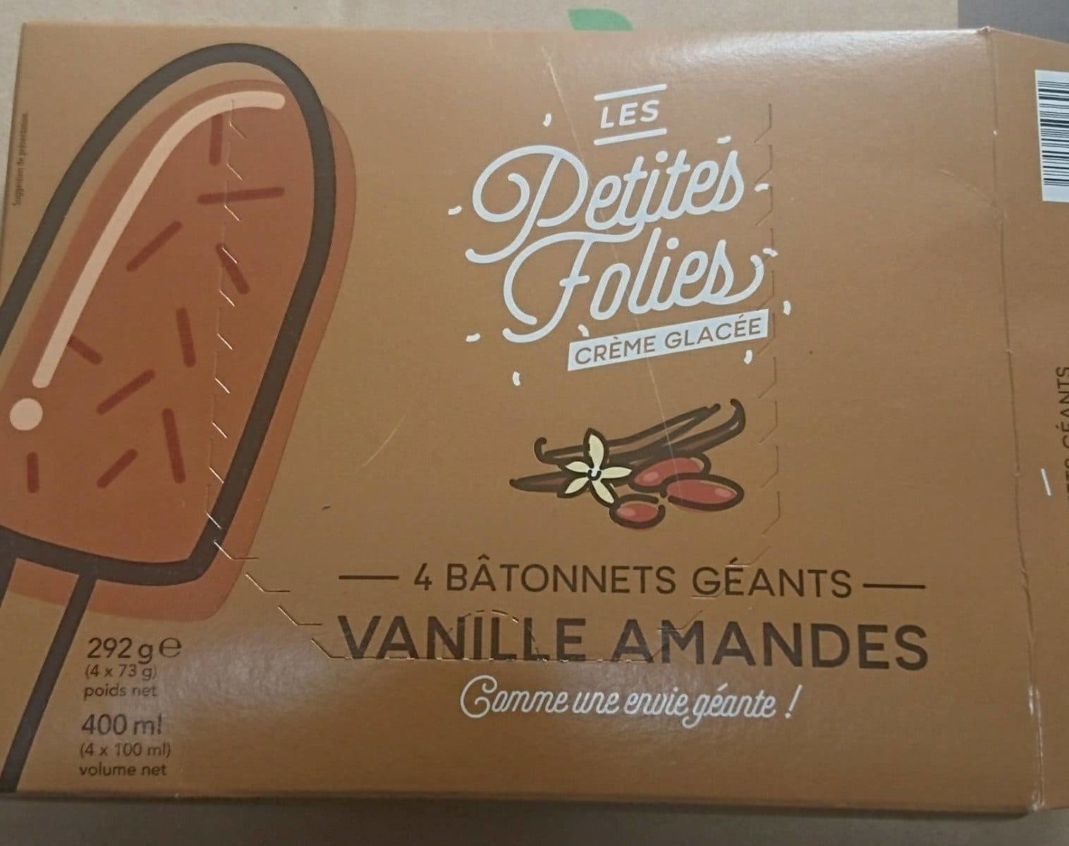 Open Food Facts Les petites folies, crème glacée packshot
