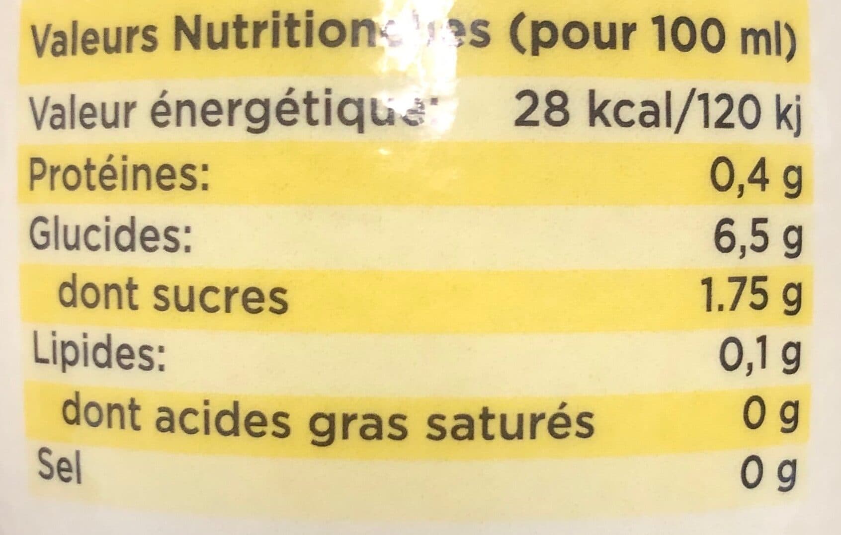 Le Citronnier Jus de Citron de Sicile packshot