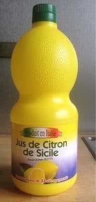 Sans marque Jus de citron de sicile packshot