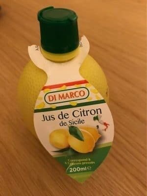 Di Marco Jus de citron packshot