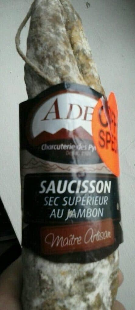 Maison Ader Saucisson sec supérieur au jambon packshot