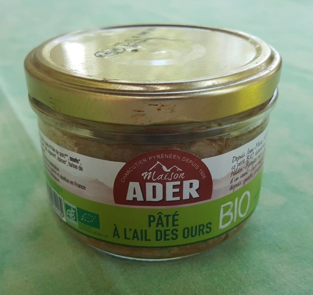 Maison ADER Pâté à l'ail des Ours bio packshot