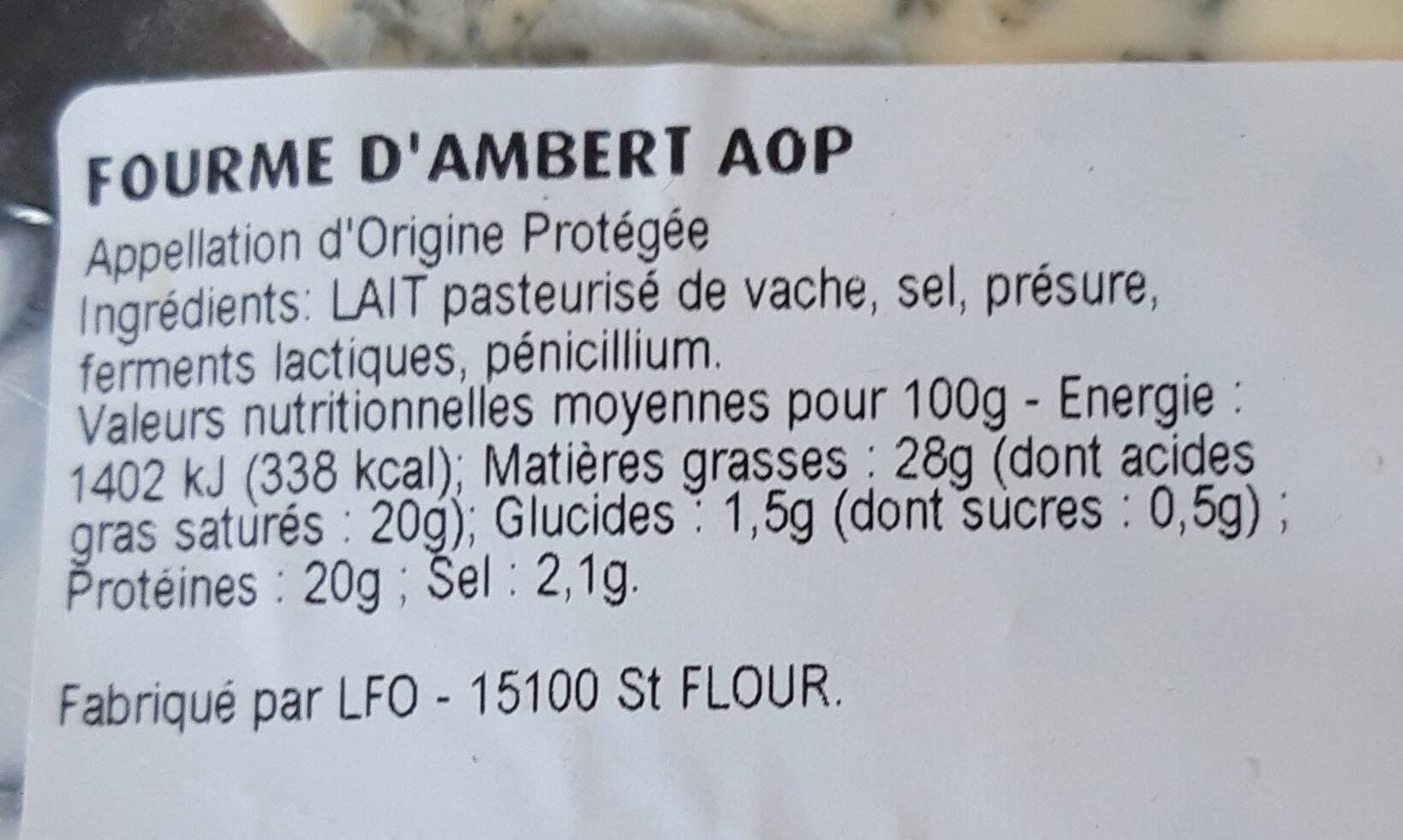 Fromapac Fourme Ambert, AOP packshot