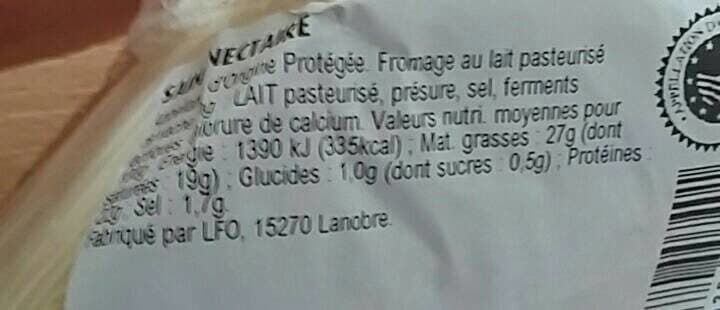 Open Food Facts Fromage st nectaire laitier 200g 45% Mat g packshot