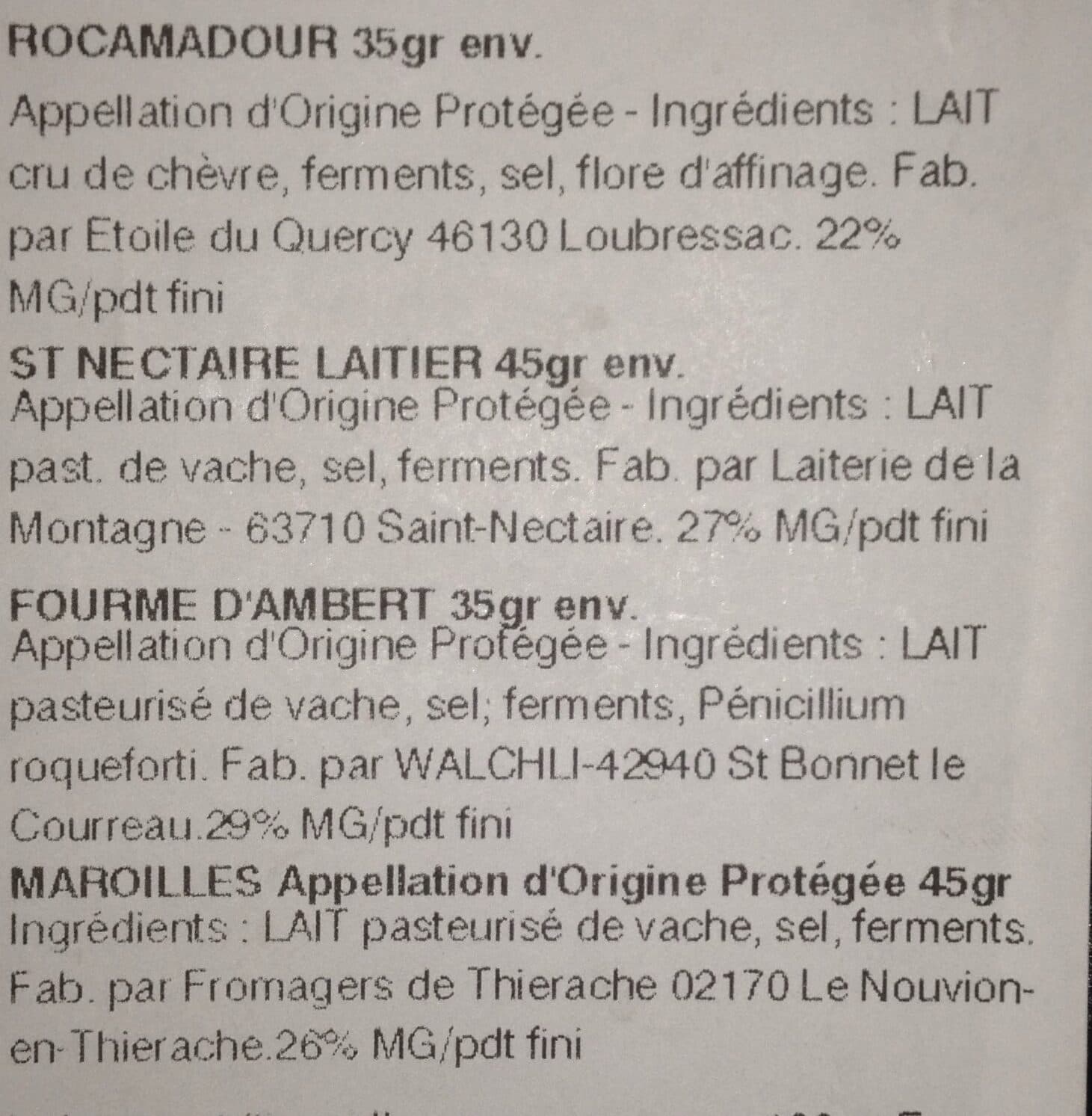 Fromapac Assiette fromagère médaillés packshot