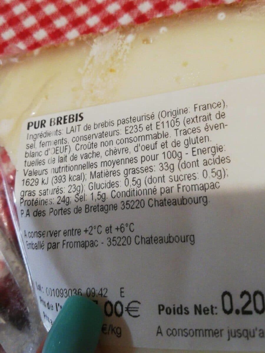 Sans marque Pur Brebis packshot