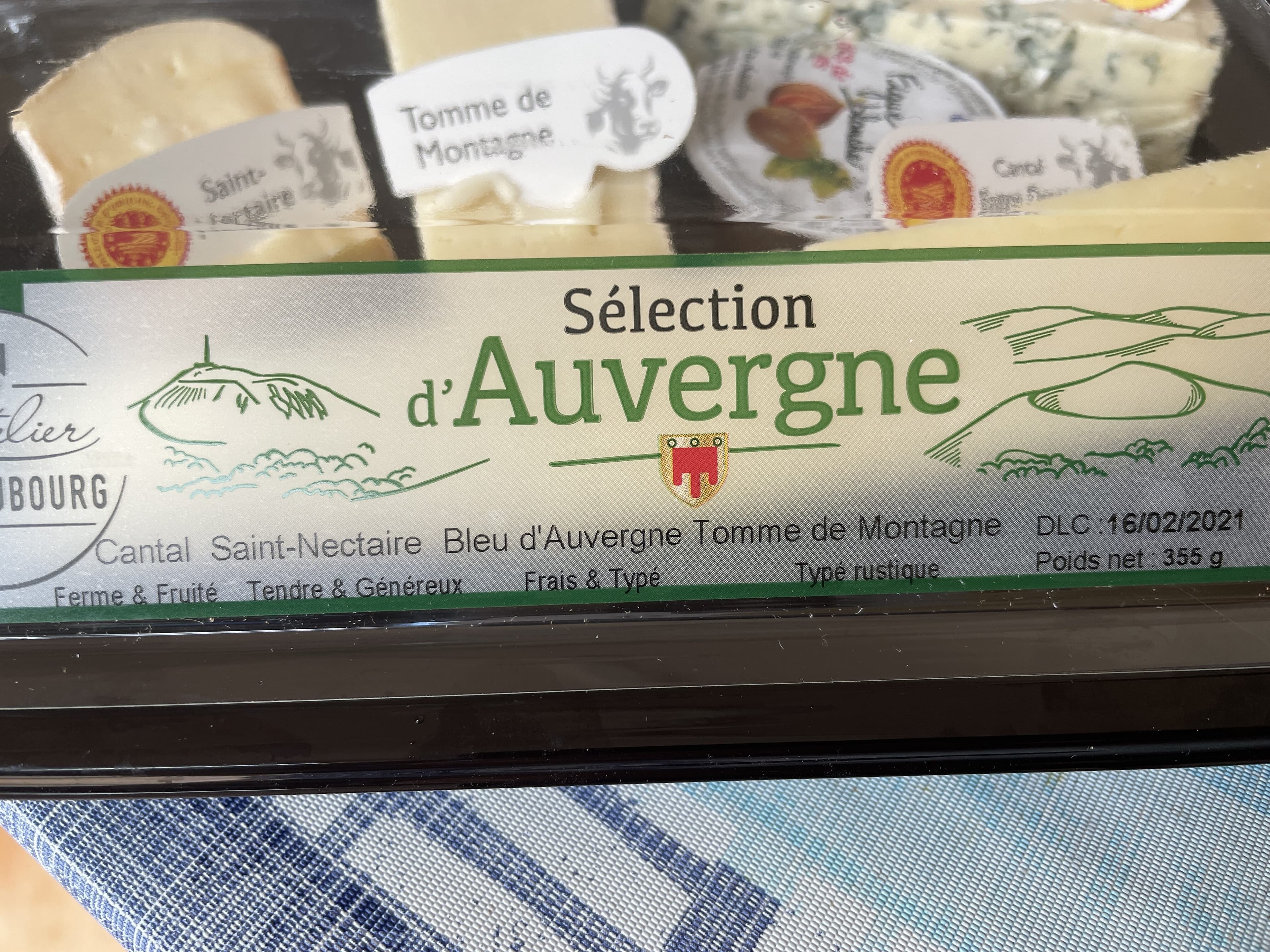 Fromapac Plateau de fromages Auvergne packshot