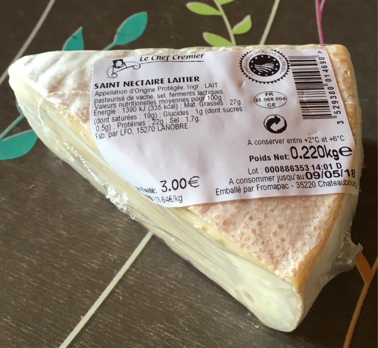Le Chef Crémier Saint Nectaire Laitier packshot