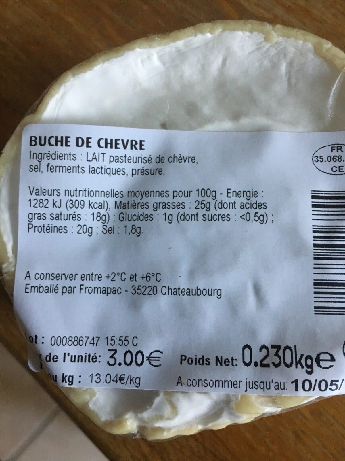 Fromapac Buche de chevre packshot