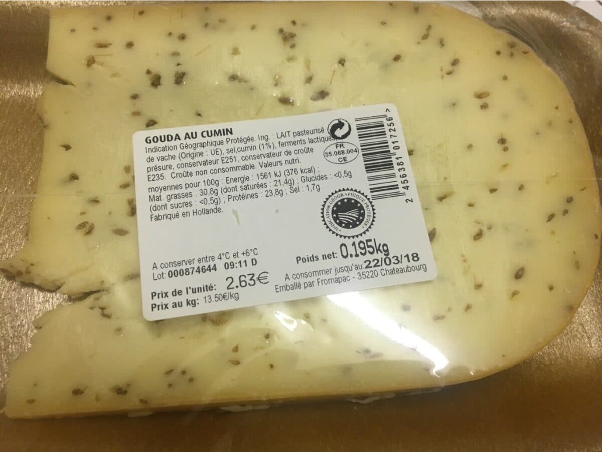 Fromapac Gouda au cumin packshot