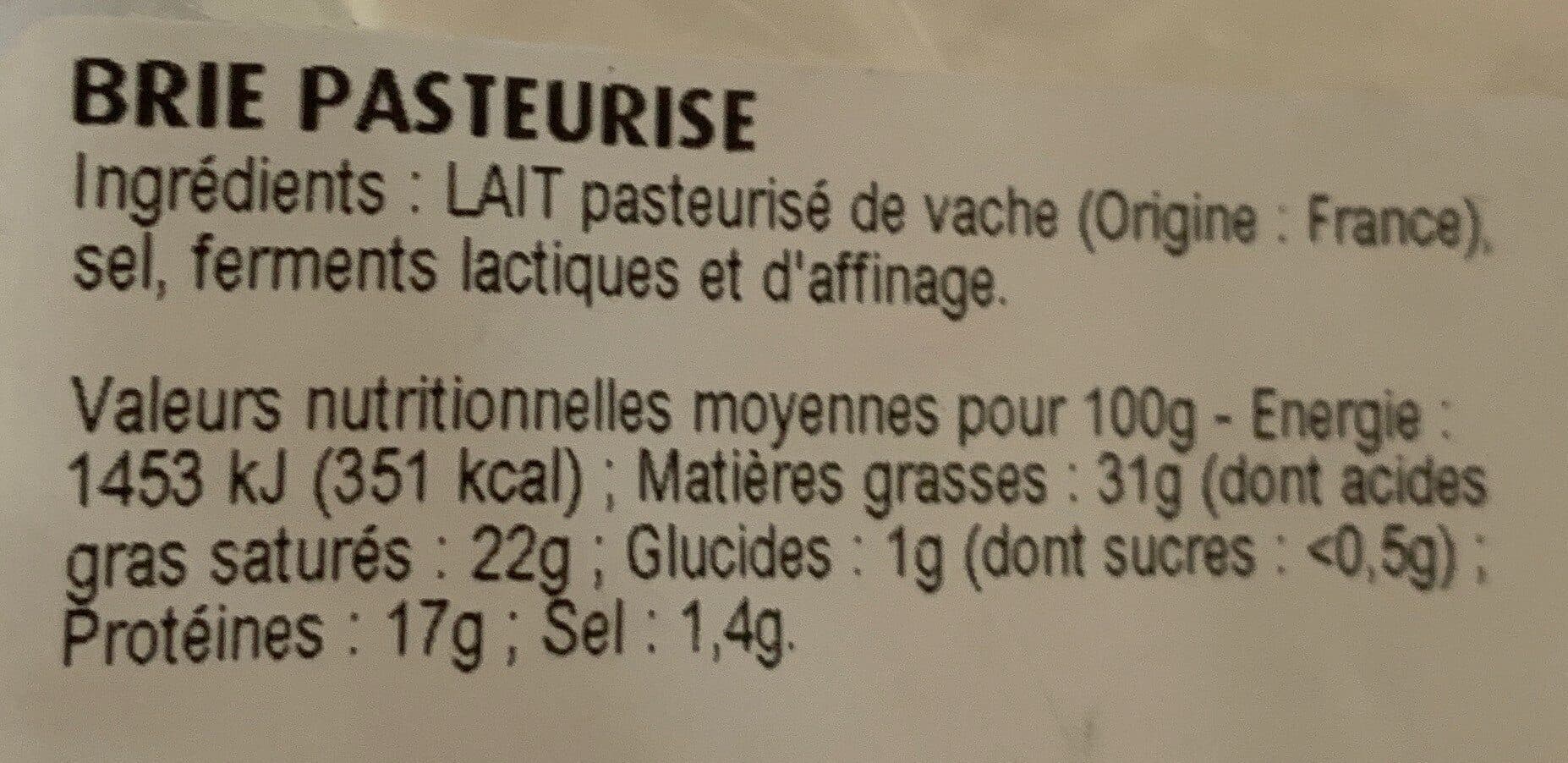 Fromapac Brie Pasteurisé packshot