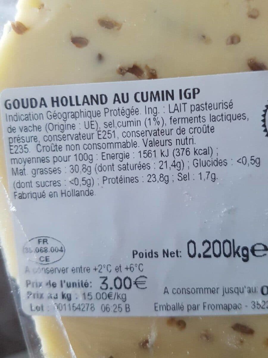 Fromapac Gouda au cumin packshot