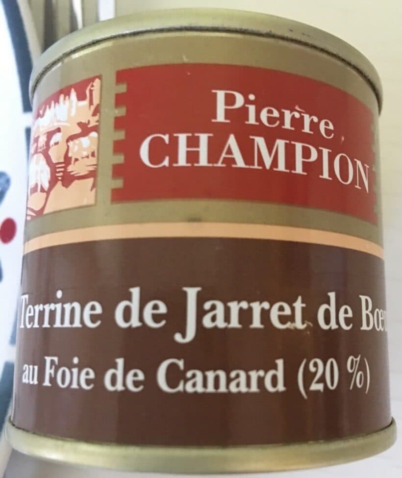Pierre Champion Terrine de jarret de boeuf au foie de canard packshot
