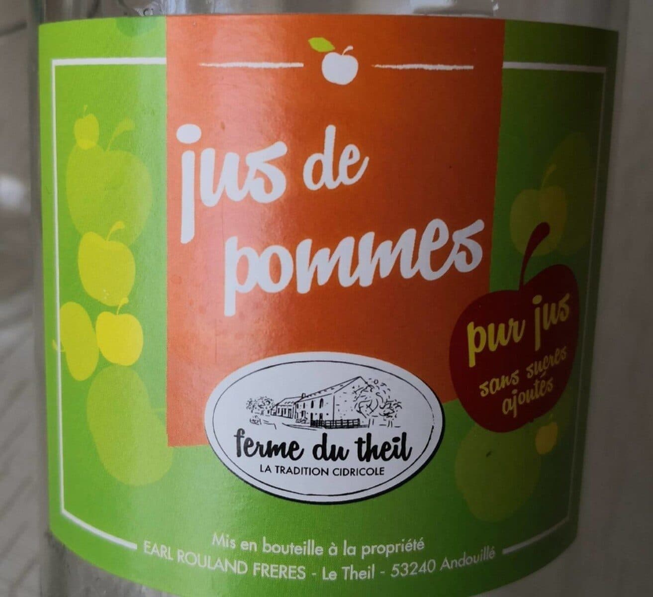 Ferme du Theil Jus de pomme packshot