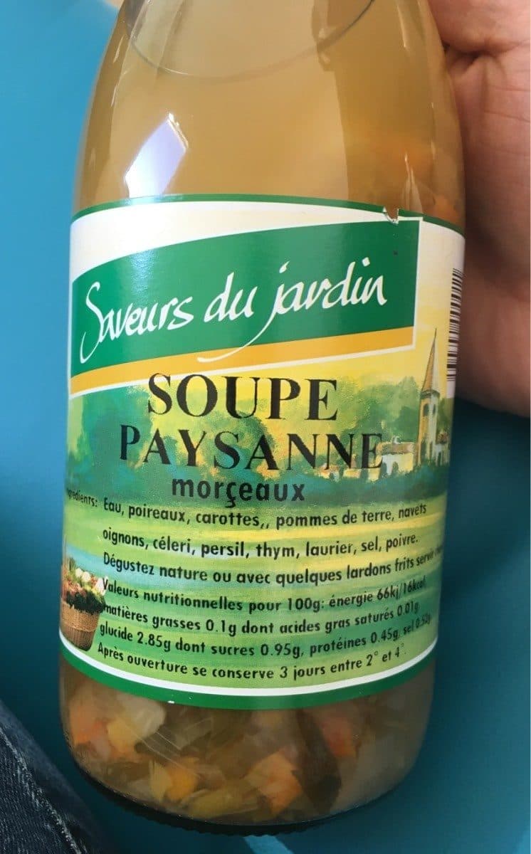 Open Food Facts Soupe paysane en morceaux packshot
