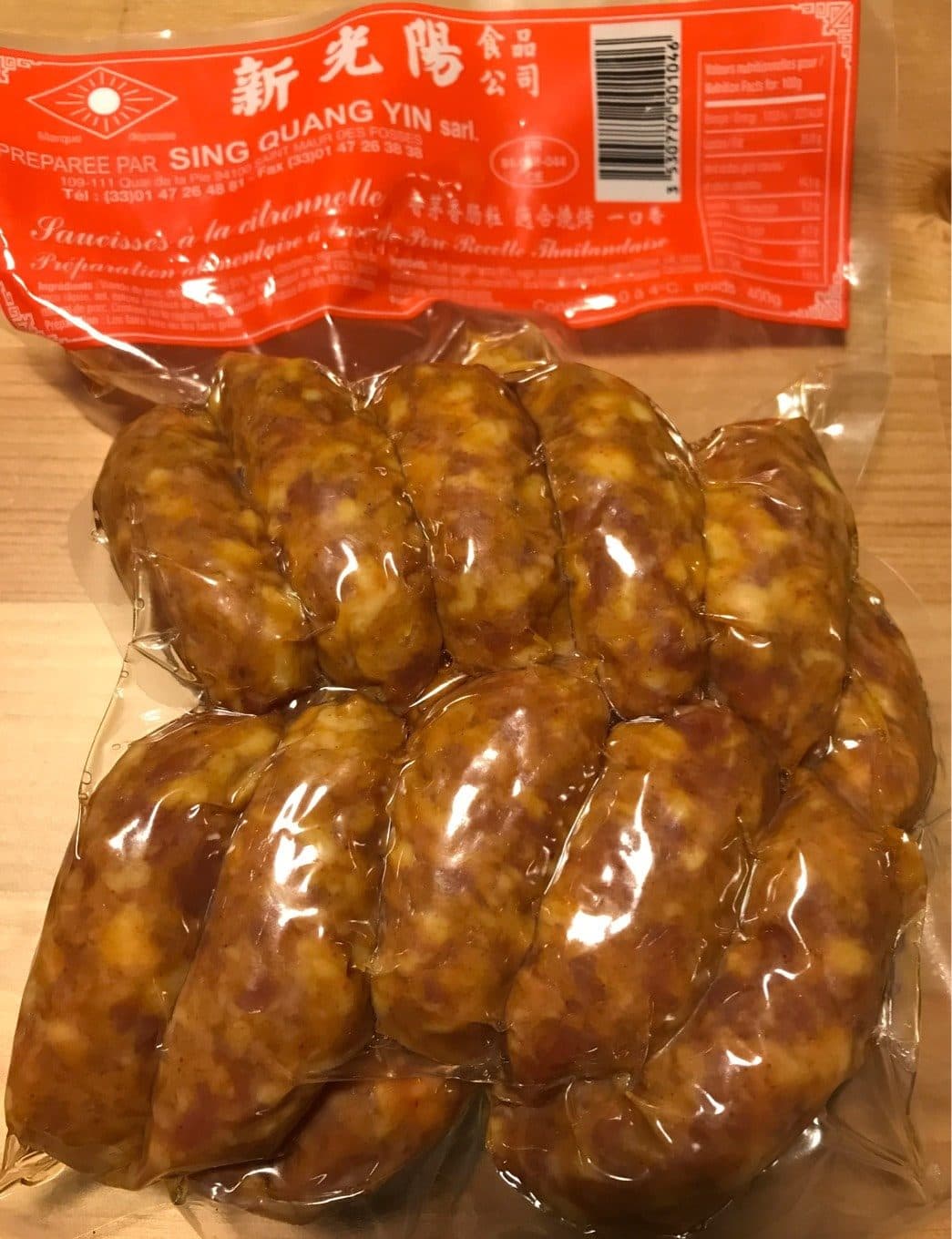 Sing Quang Yin Saucisses à la citronelle packshot