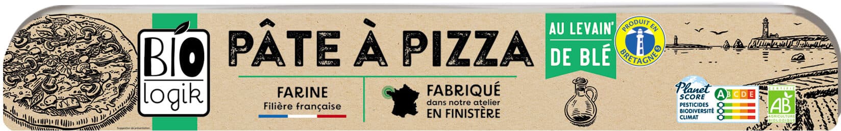 Biologik Pâte à Pizza packshot