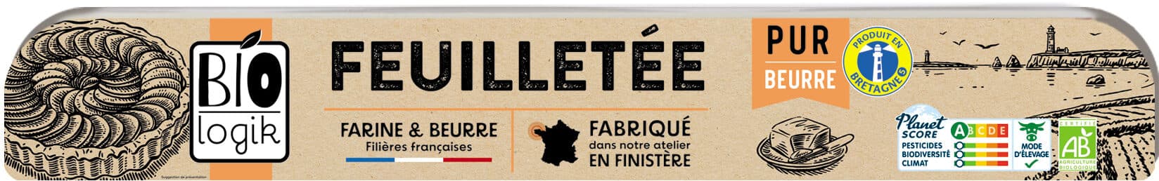Biologik Pâte Feuilletée Pur Beurre packshot