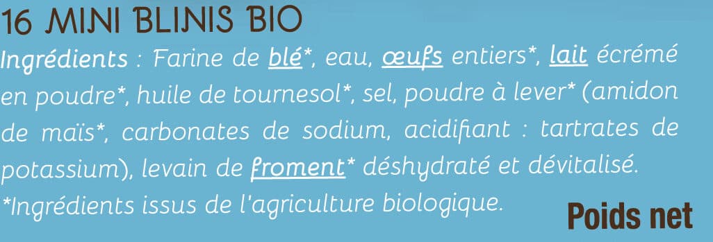 Biologik Blinis bio packshot