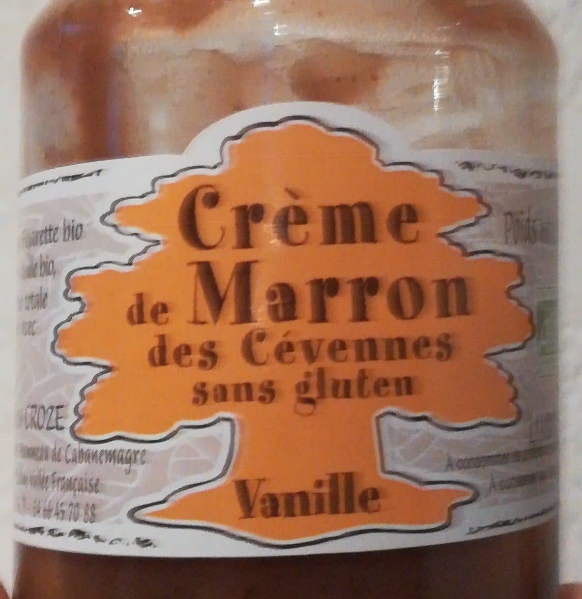 Esperanza Croze Crème de Marron des Cévennes Sans Gluten Vanille packshot