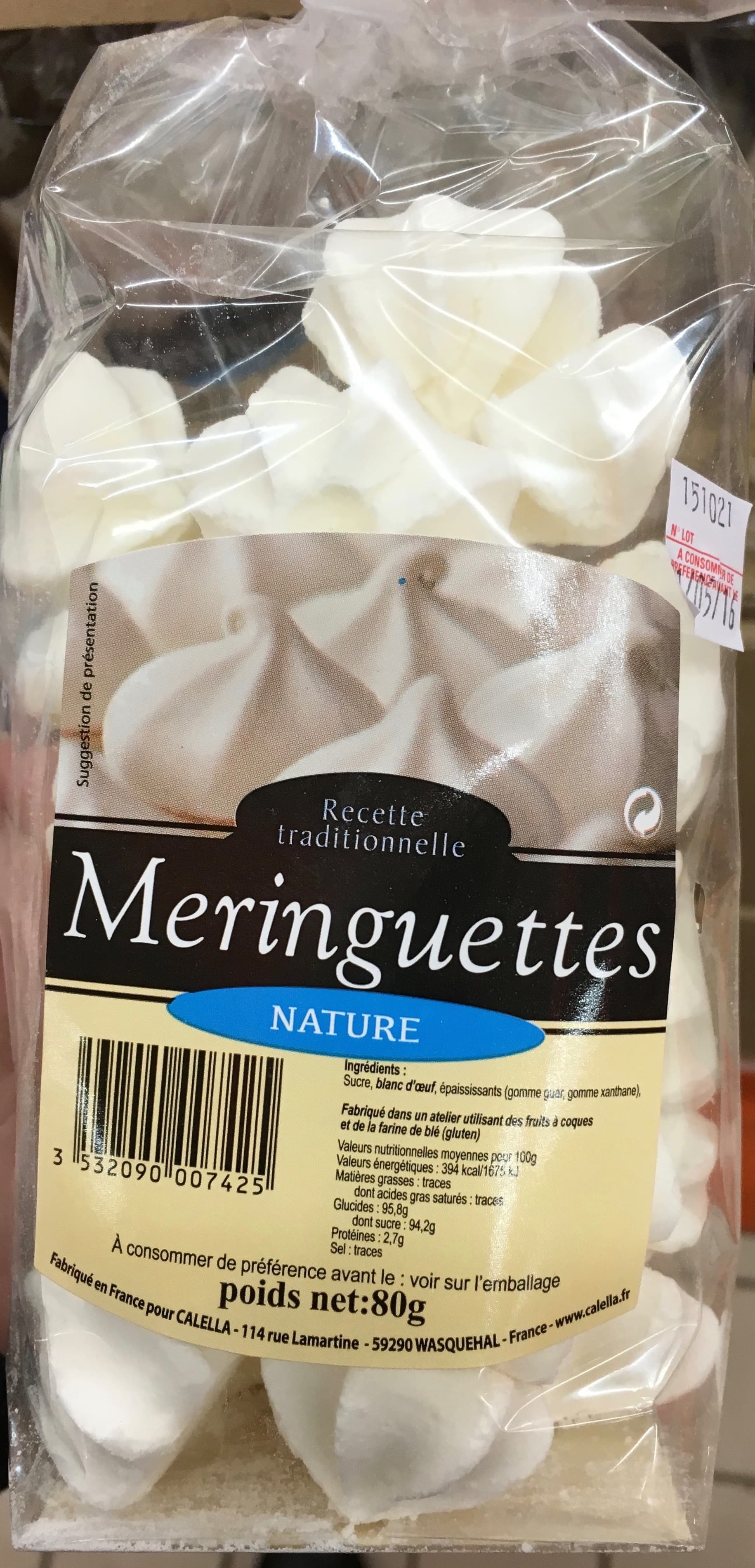 Calella Meringuettes nature packshot