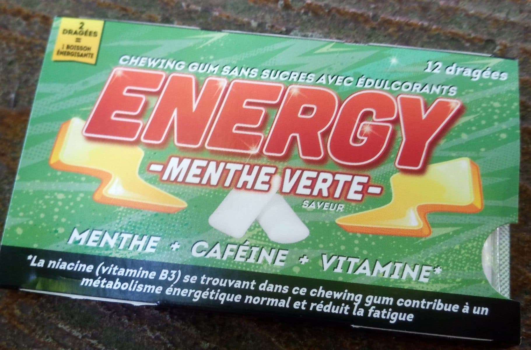 Open Food Facts Chewing-gum energy menthe verte packshot