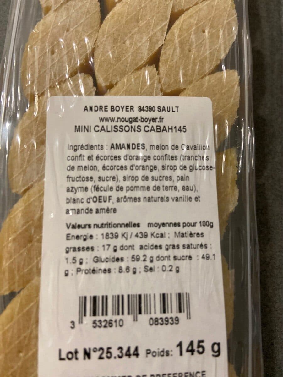 André Boyer Calisson packshot