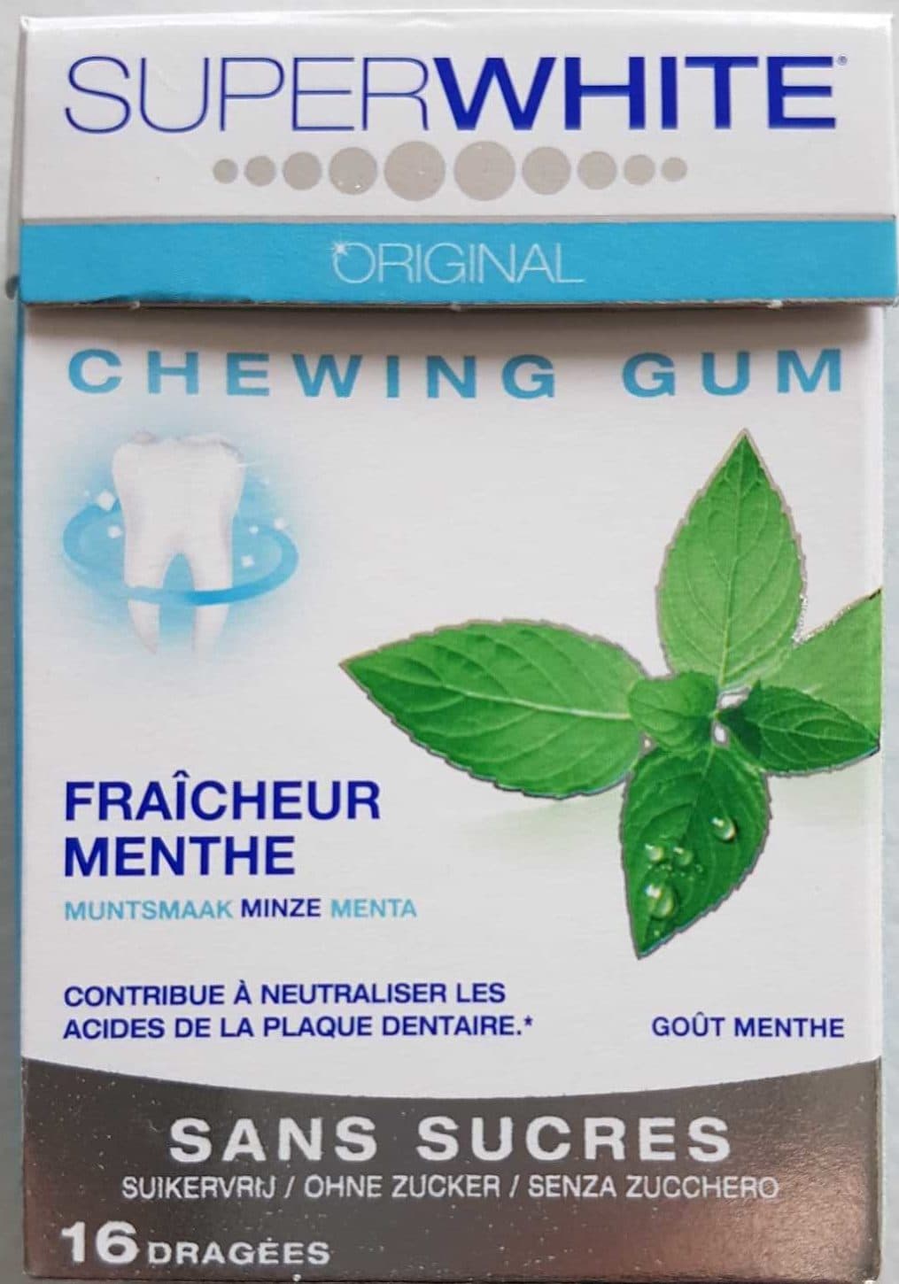 Superwhite Chewing Gum packshot