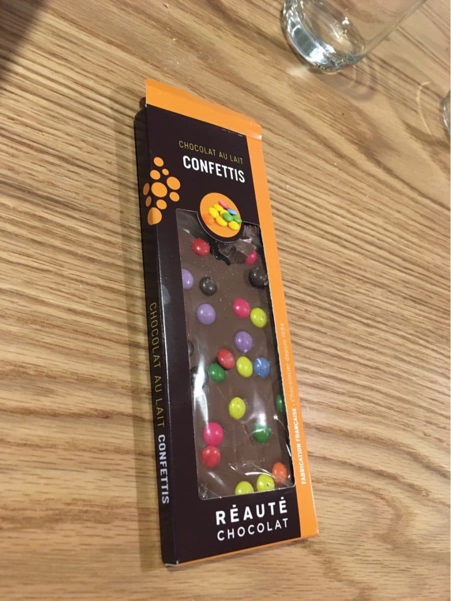 Open Food Facts Chocolat au lait confettis packshot