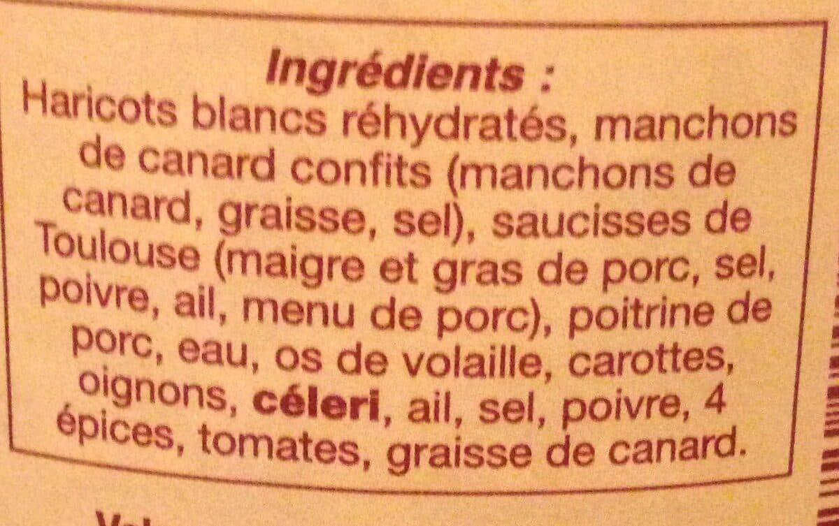 Open Food Facts Cassoulet Landais 800gr packshot