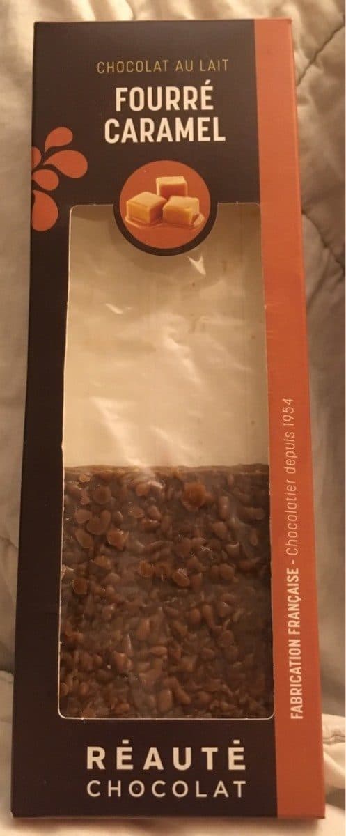 Open Food Facts chocolat au lait fourré caramel packshot