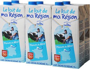 Candia Le lait de ma région packshot