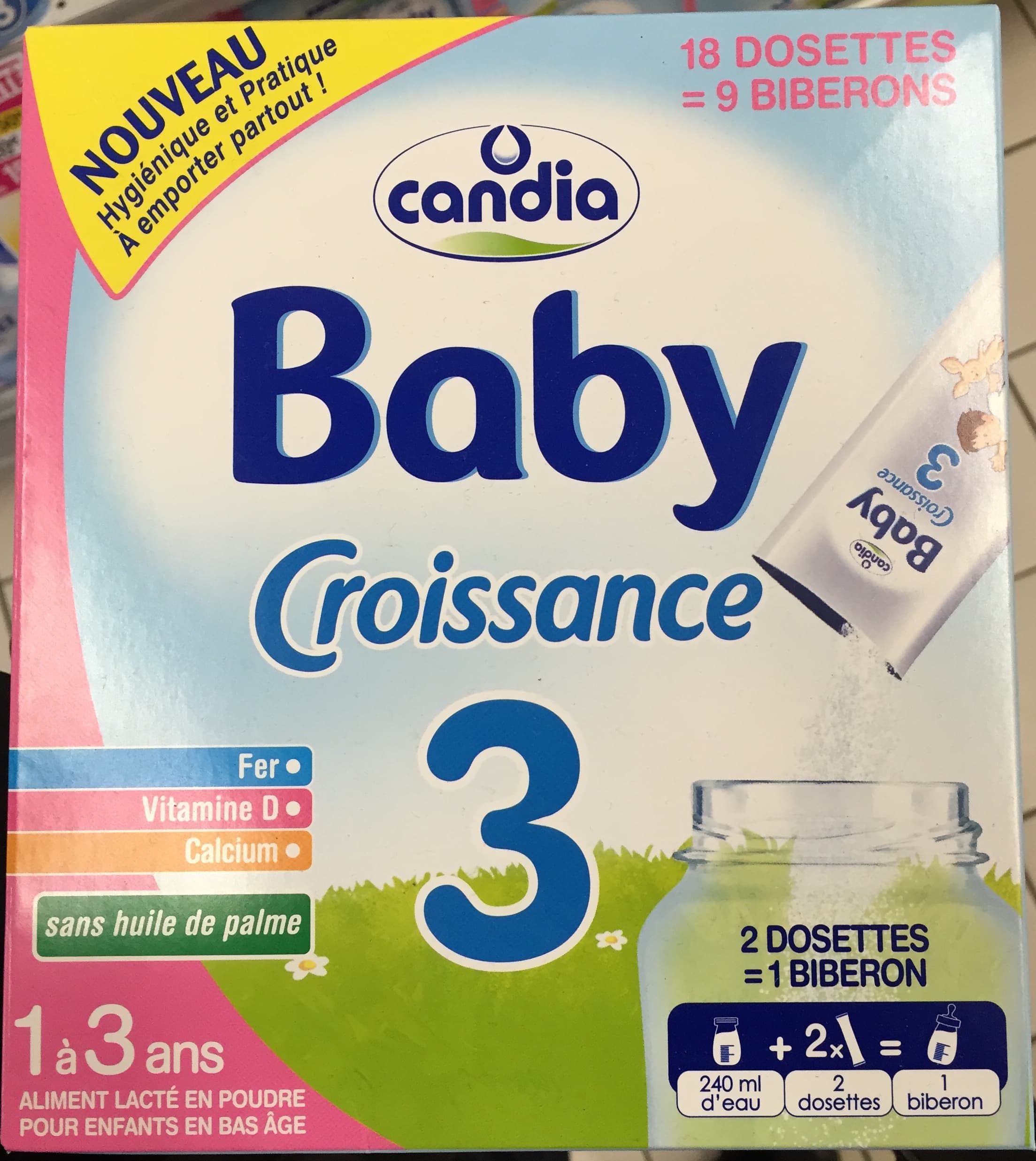 Candia Baby croissance 3 packshot