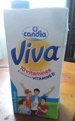 Candia Viva, lait demi-écrémé packshot