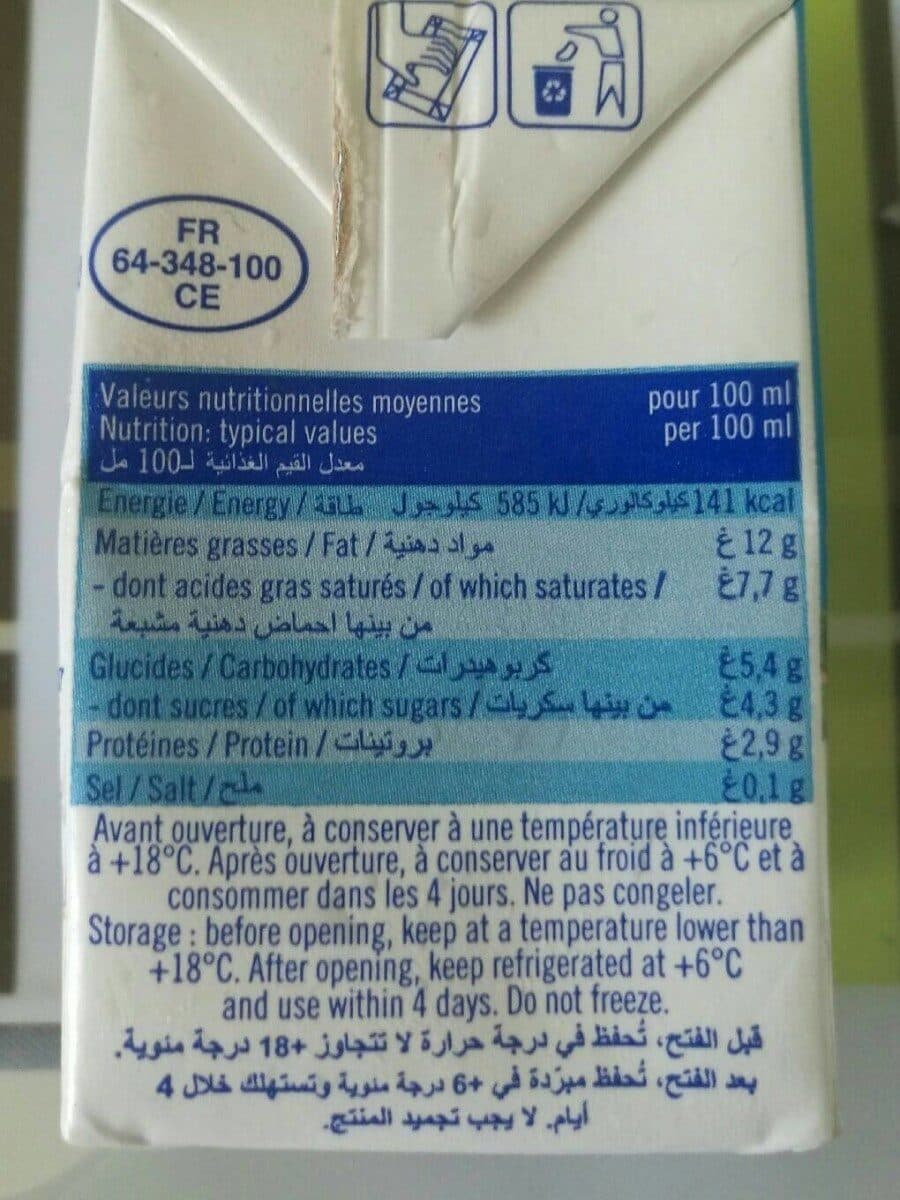 Candia Crème légère packshot