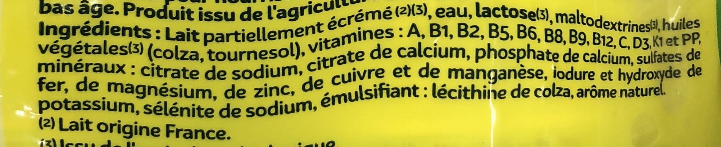 Candia Candia, Croissance Lait liquide BIO de 10 mois à 3 ans, les 24 bouteilles de 25 packshot