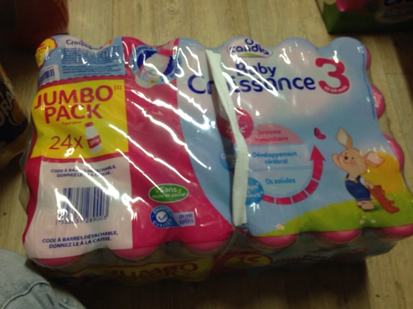 Candia Pack 24X25CL Lait Croissance Jumbo Candia packshot