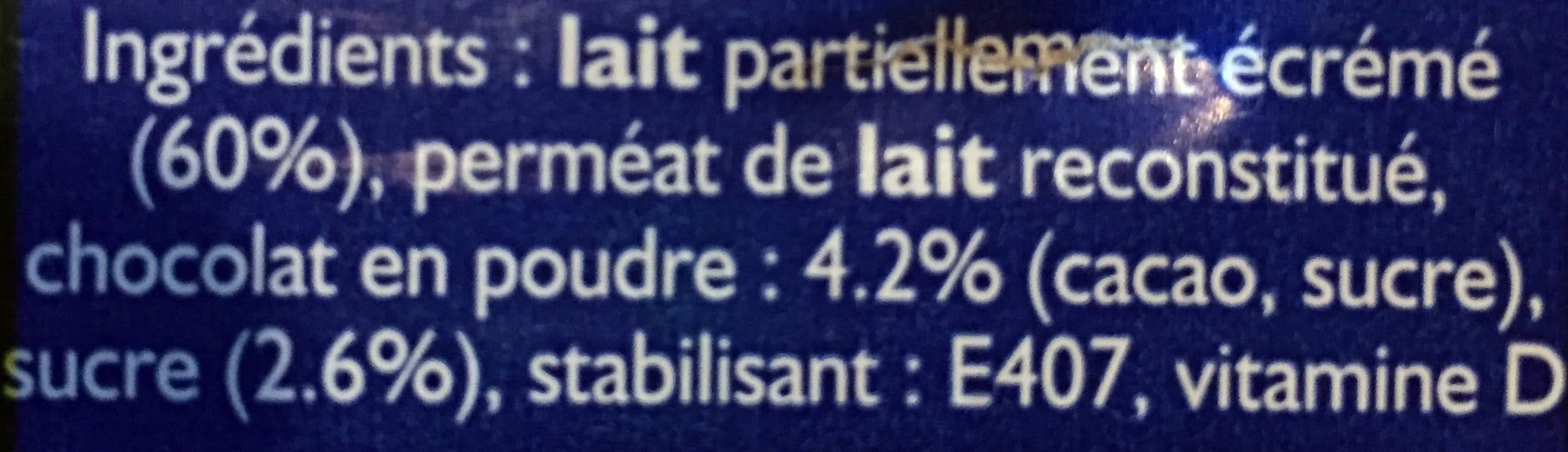Candia Boisson lactée chocolatée packshot