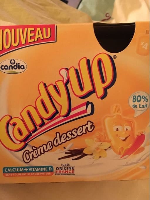 Candia Candy'Up Crème dessert Vanille packshot