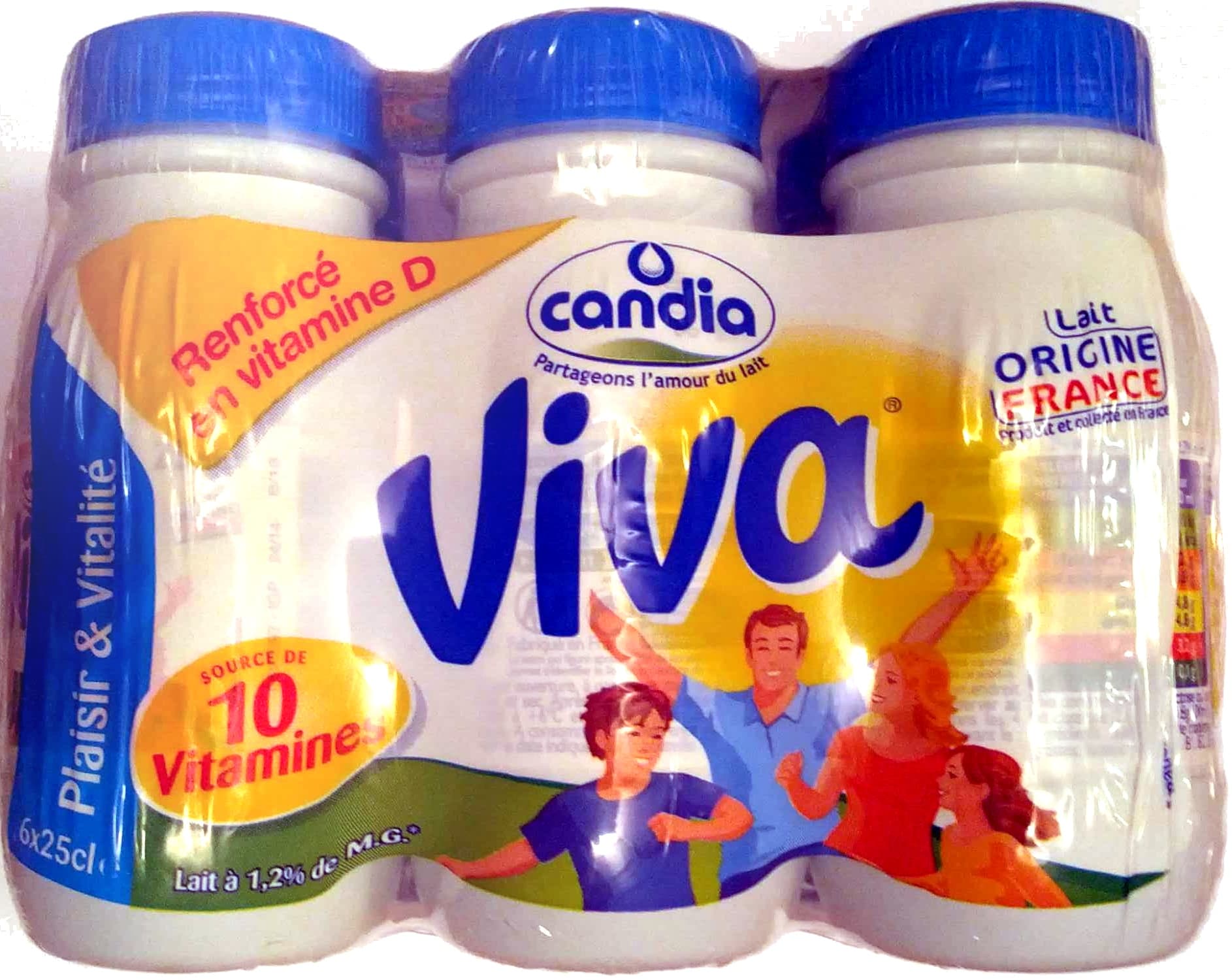 Candia Candia Viva Lait demi-écrémé UHT packshot