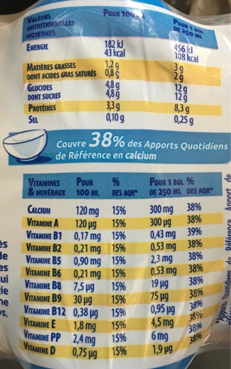 Candia Candia Viva Lait demi-écrémé UHT packshot