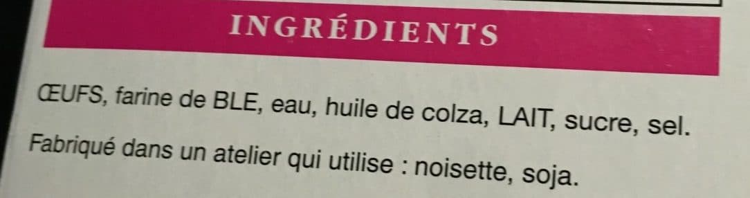 Open Food Facts Gaufres de Bruxelles packshot