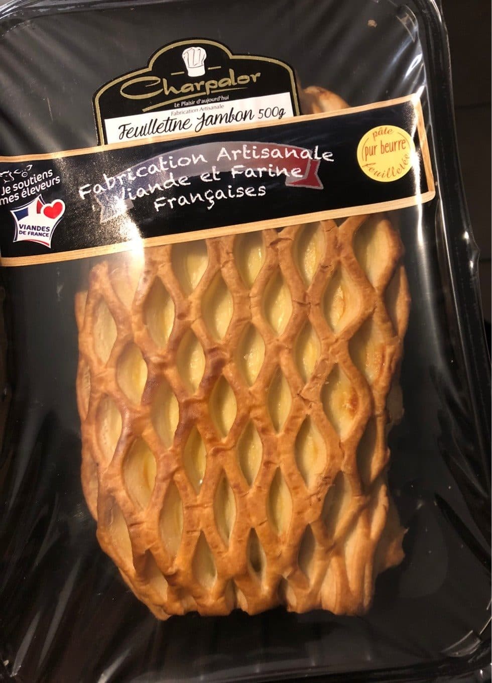 Charpalor Feuilletine jambon packshot